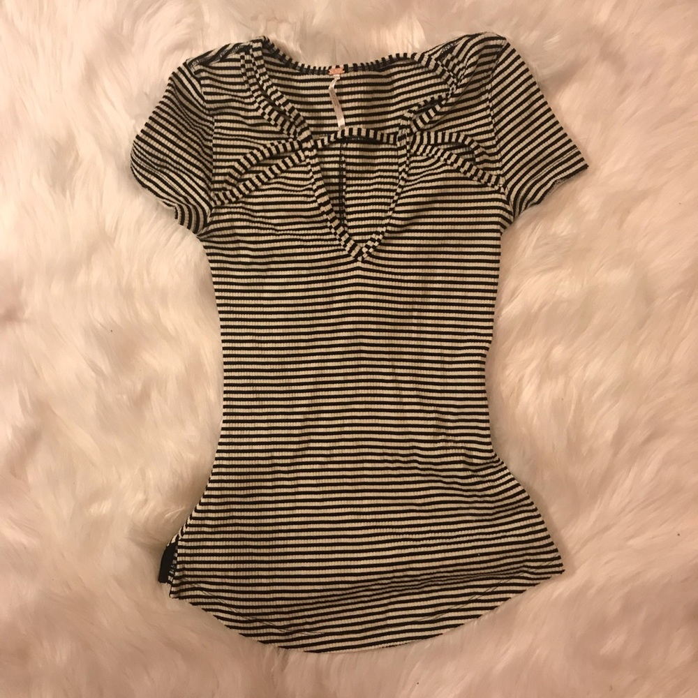Free People striped top